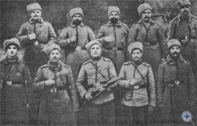 Группа новомосковских партизан. 1919 г.