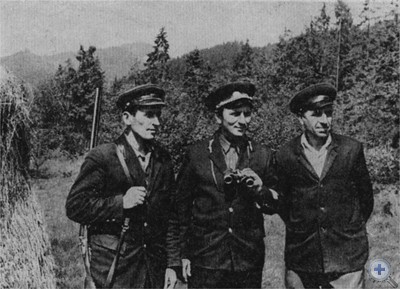 Зеленый патруль в Славском лесхоззаге. 1976 г.