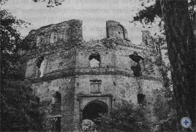 Развалины замка XVI в. в Добромиле. 1965 г.