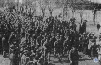 Встреча освободителей — воинов Красной Армии. Николаев, март 1944 г.