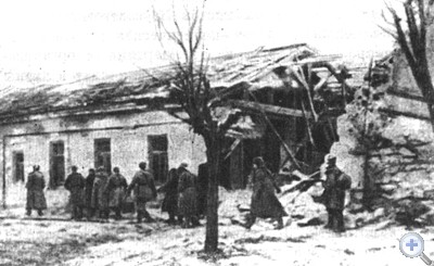Советские воины-освободители в Березнеговатом. Март 1944 г.