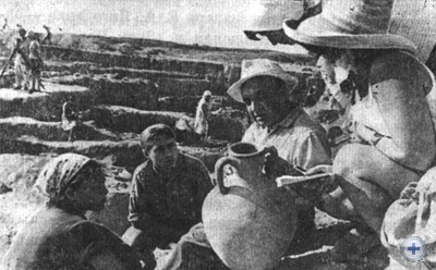 На раскопках Ольвии. 1967 г.