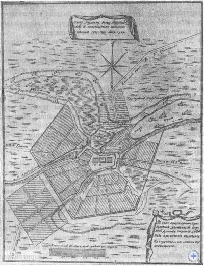 План города Недригайлова 1787 г.